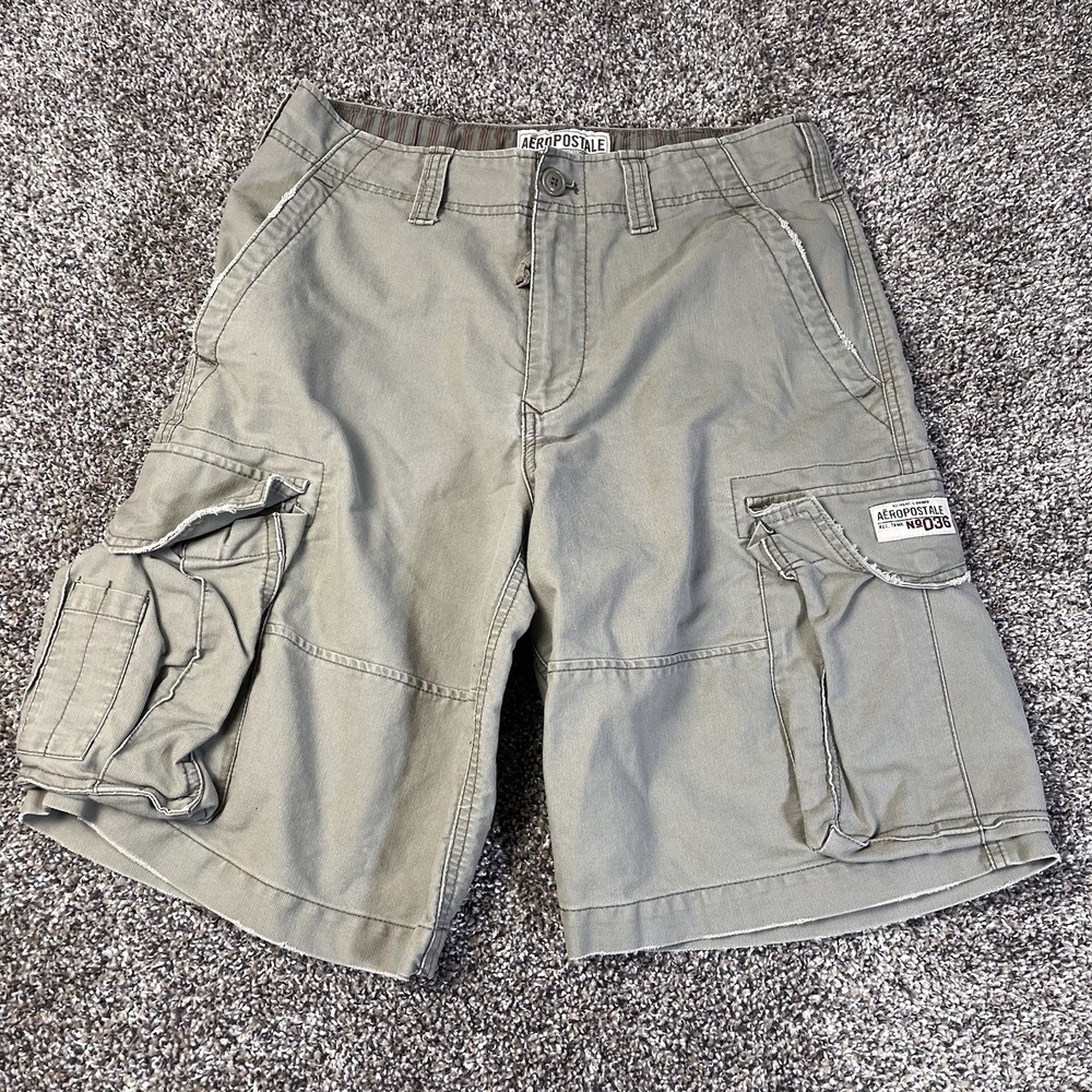 Vintage Aeropostale Shorts Mens Size 31 Cargo Pockets Surf Skate Y2K Distressed